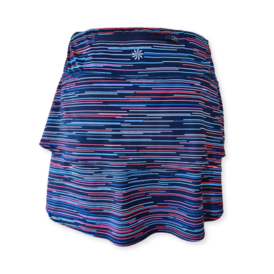 Athleta Navy 14" Stripe Active Skort | Large