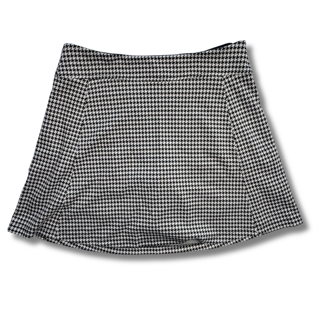 Baker Golf Black/Tan 16" Houndstooth Skort | Small
