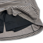 Baker Golf Black/Tan 16" Houndstooth Skort | Small