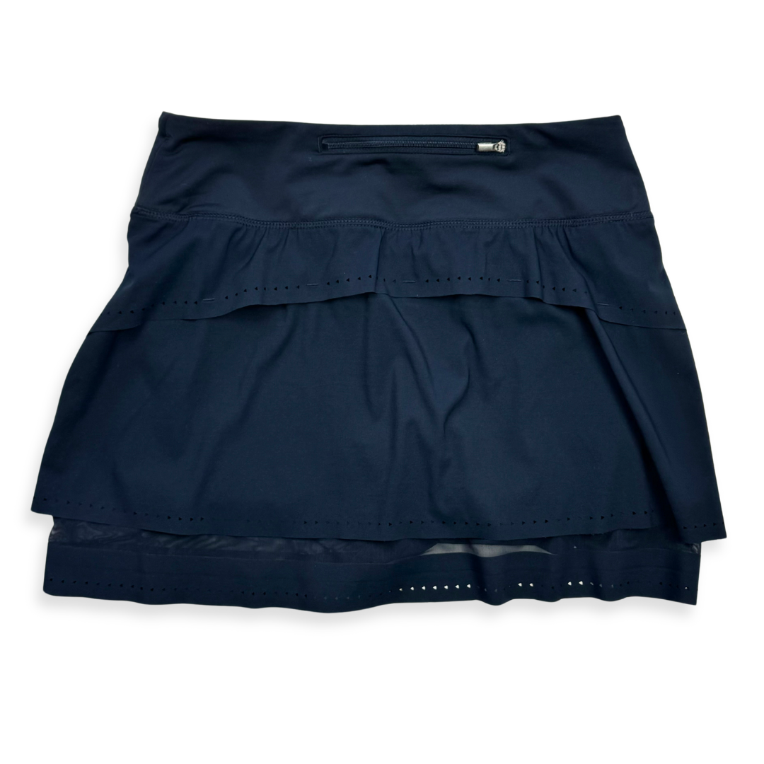 Athleta Navy Eyelet Trim 14" Active Skort [XSmall]