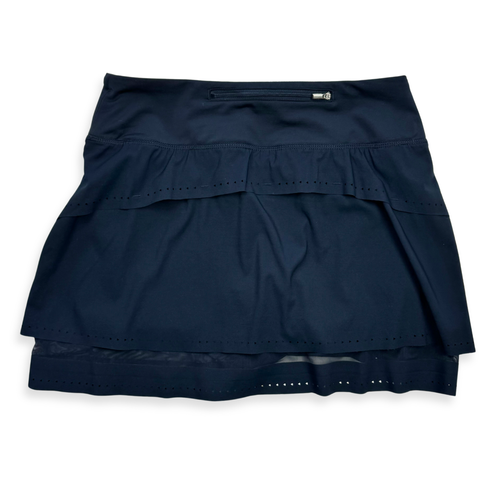 Athleta Navy Eyelet Trim 14" Active Skort [XSmall]