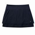 Athleta Navy Eyelet Trim 14" Active Skort [XSmall]