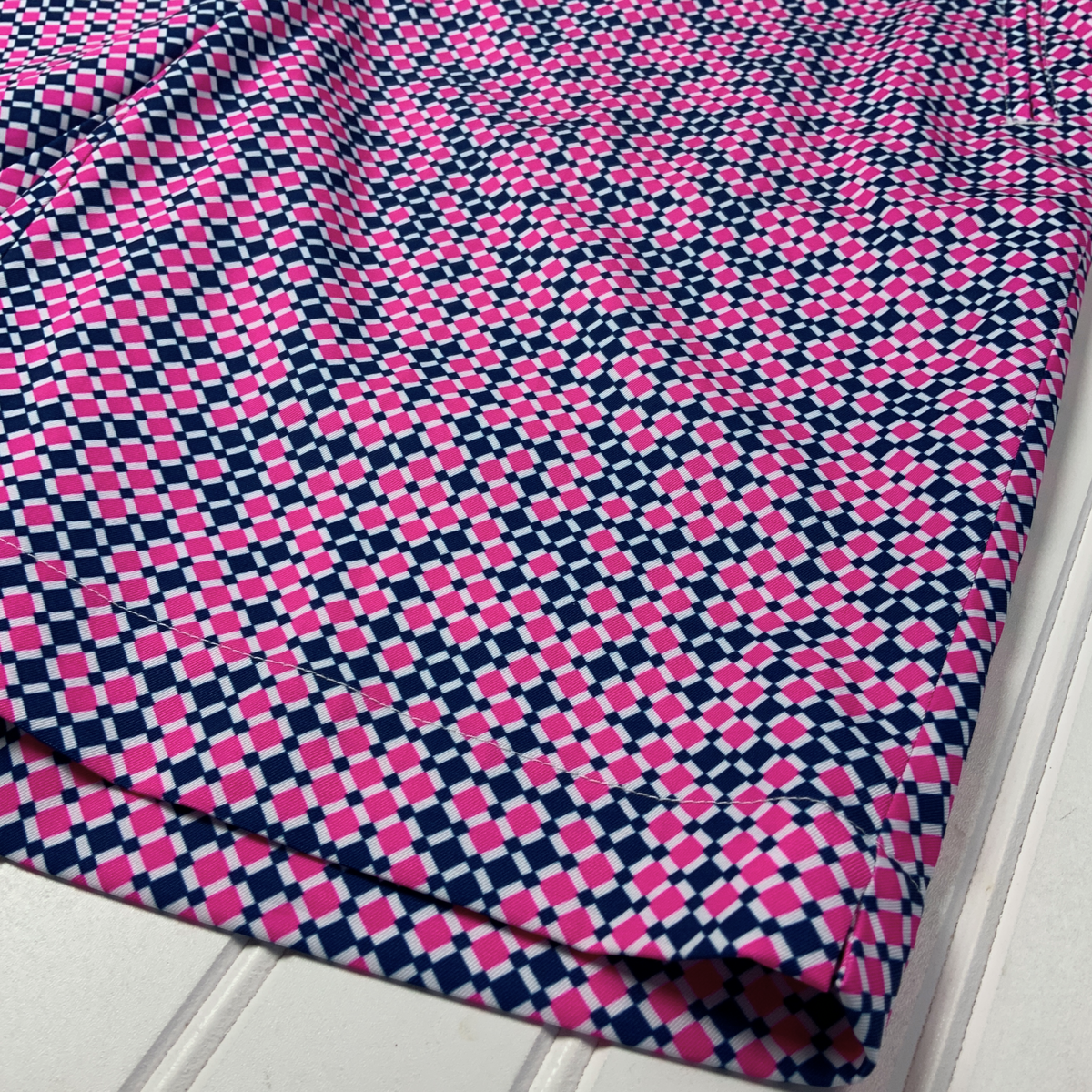 Lady Hagen Pink/Navy Diamond Shorts [Size 04]