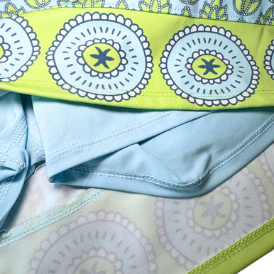 Ingrid Olsen Light Blue/Lime Golf Skort | Large