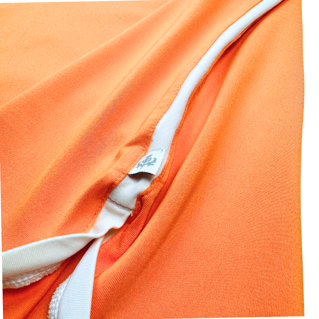 Lady Hagen Orange Sleeveless Polo | Small