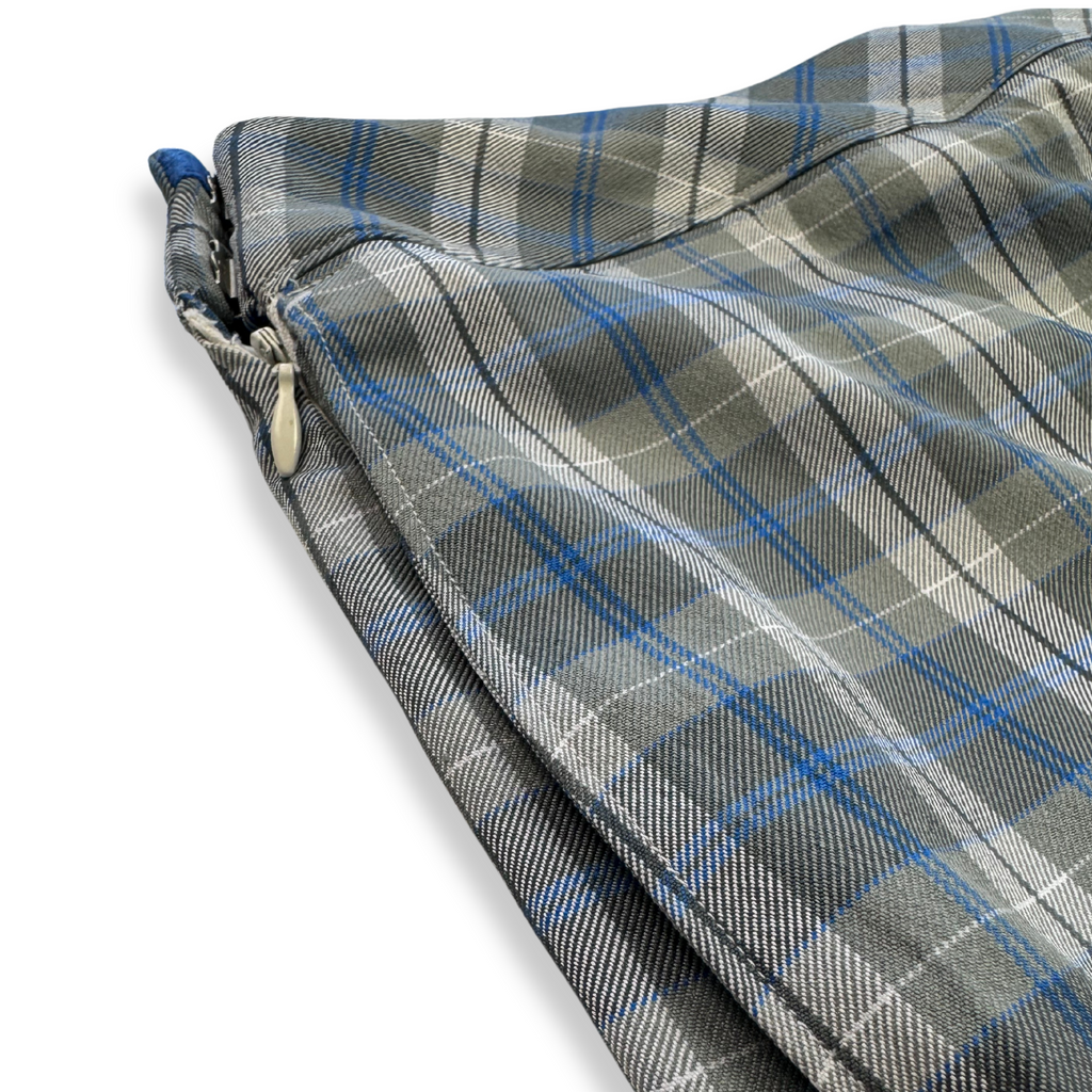 Under Armour 17” Blue/Grey Plaid Golf Skort [10]