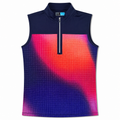 PGA Tour Dark Navy Ombre Sleeveless Mock | Medium
