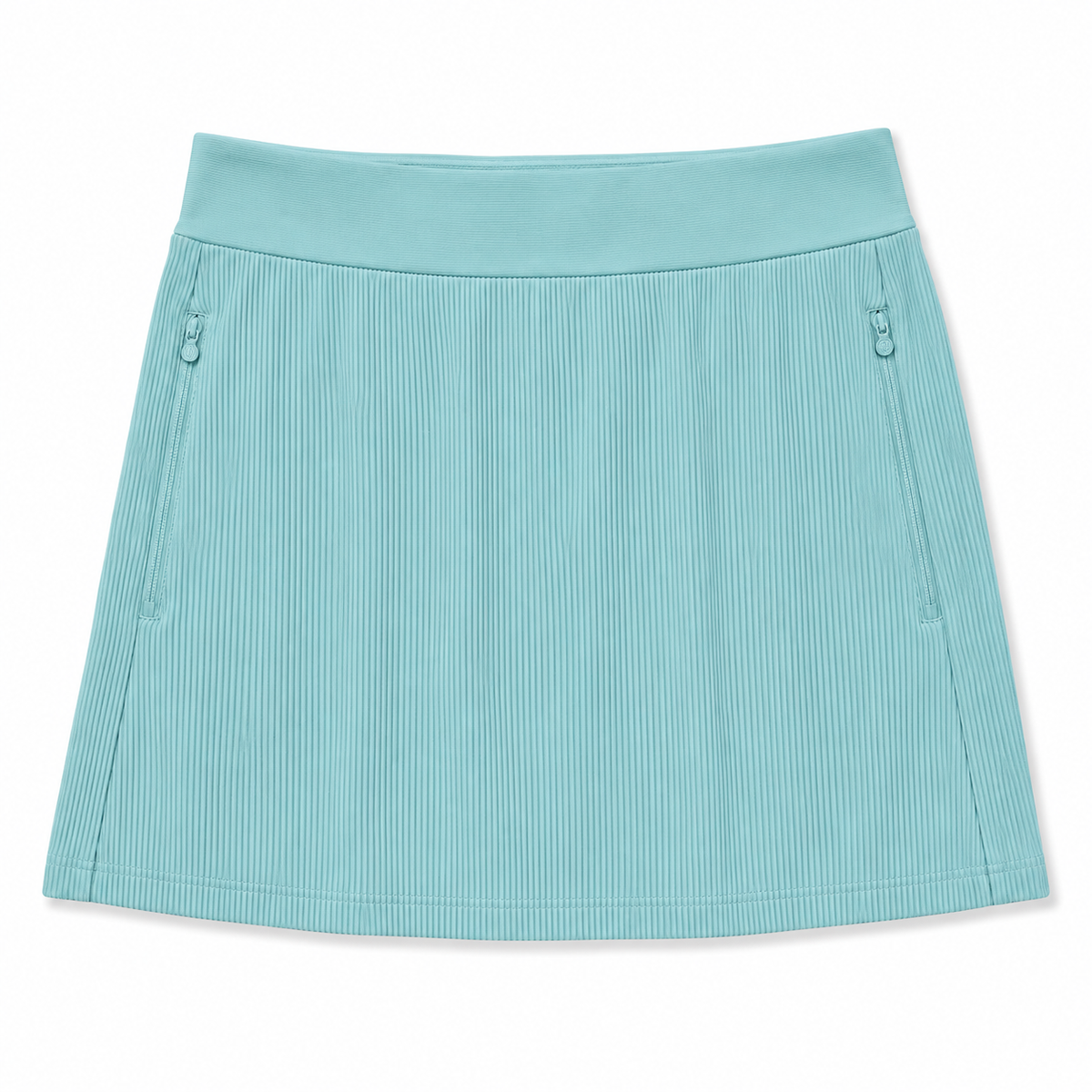 Lucky In Love Teal Ribbed Golf Skirt | Medium