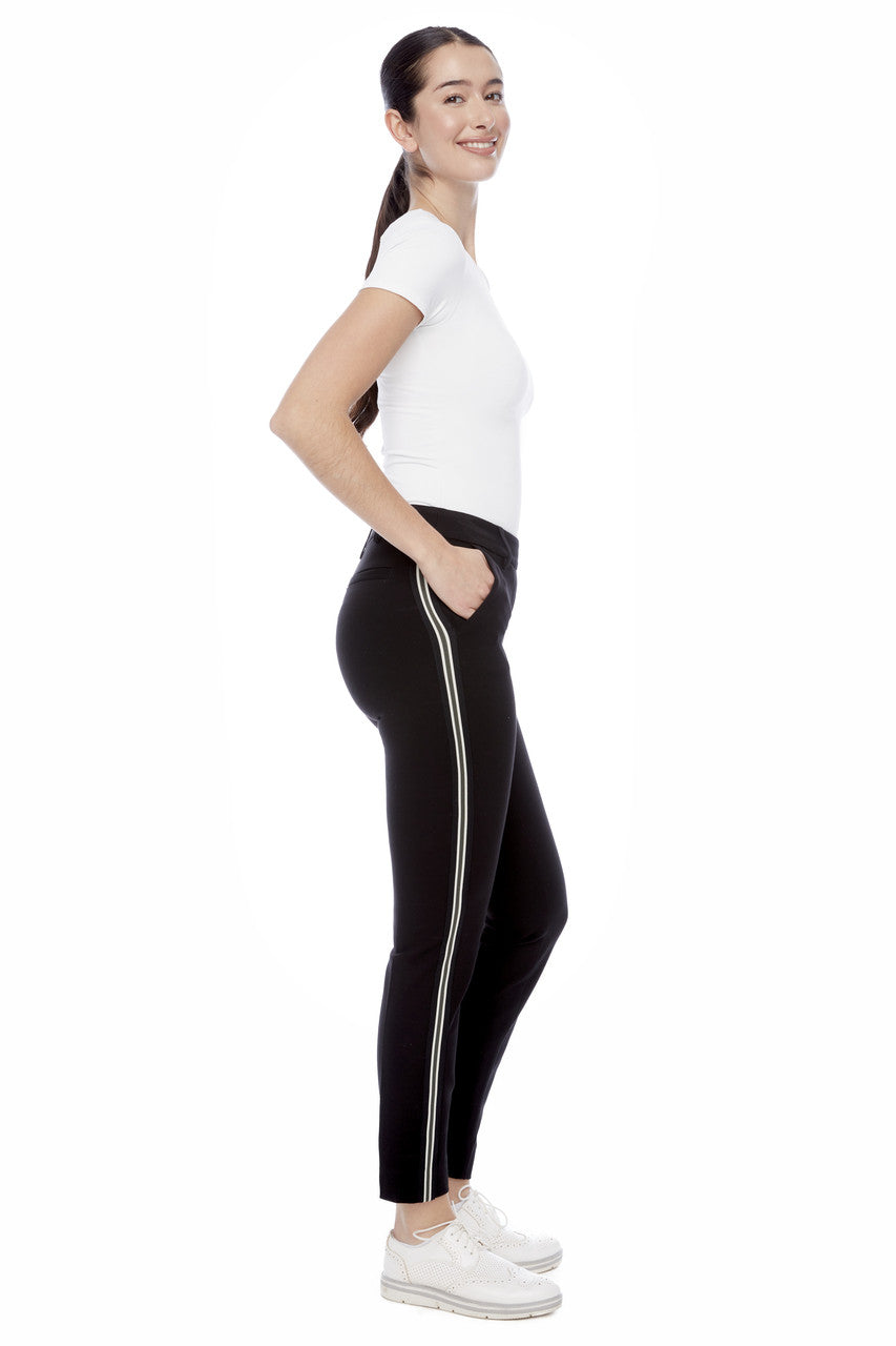 [NWT] Swing Control Charcoal Ponte Side Stripe Pant | 02