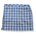 Under Armour 17” Blue/Grey Plaid Golf Skort [10]