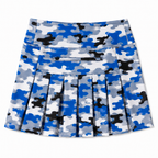 Amy Sport Marisa Blue/Black Pleated Skort | Medium