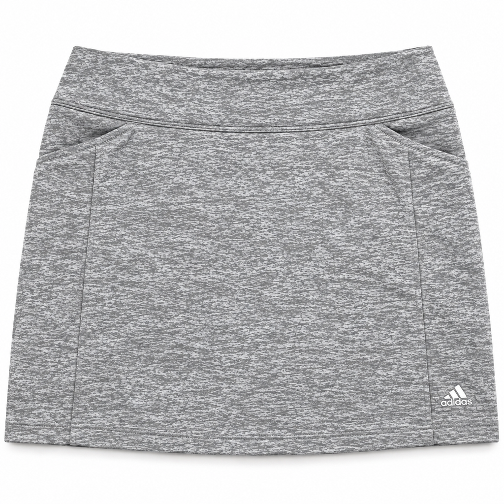 Adidas Heather Grey 17" Skort [Medium]