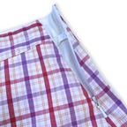 Adidas 17” Pink/Purple Plaid Golf Skort | 08