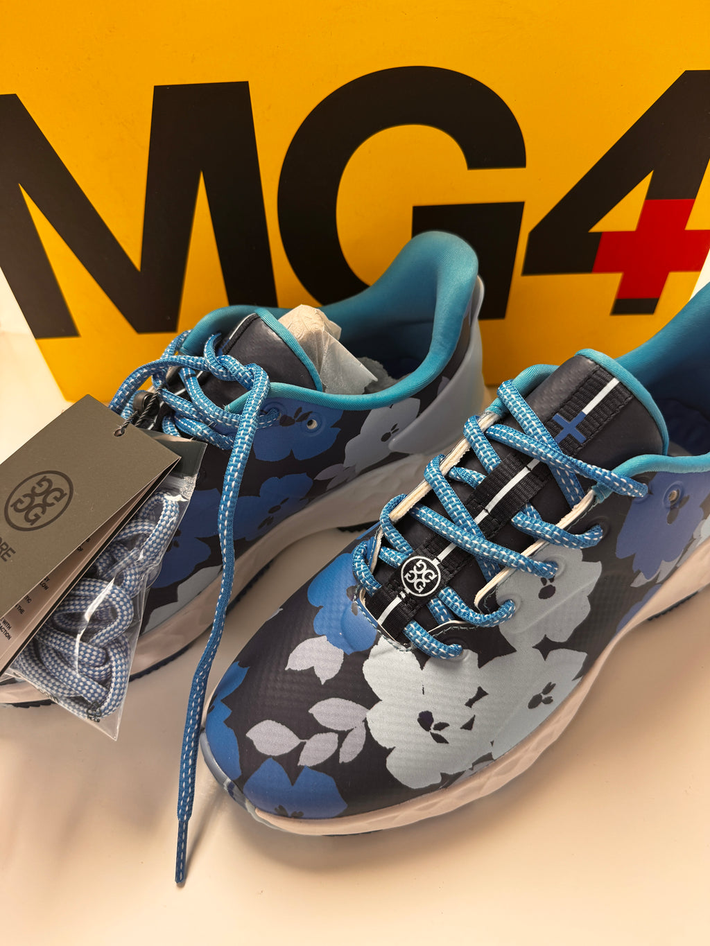 [NWT] G/FORE Women’s MG4+ Golf Shoes | Blue Floral [7.5]