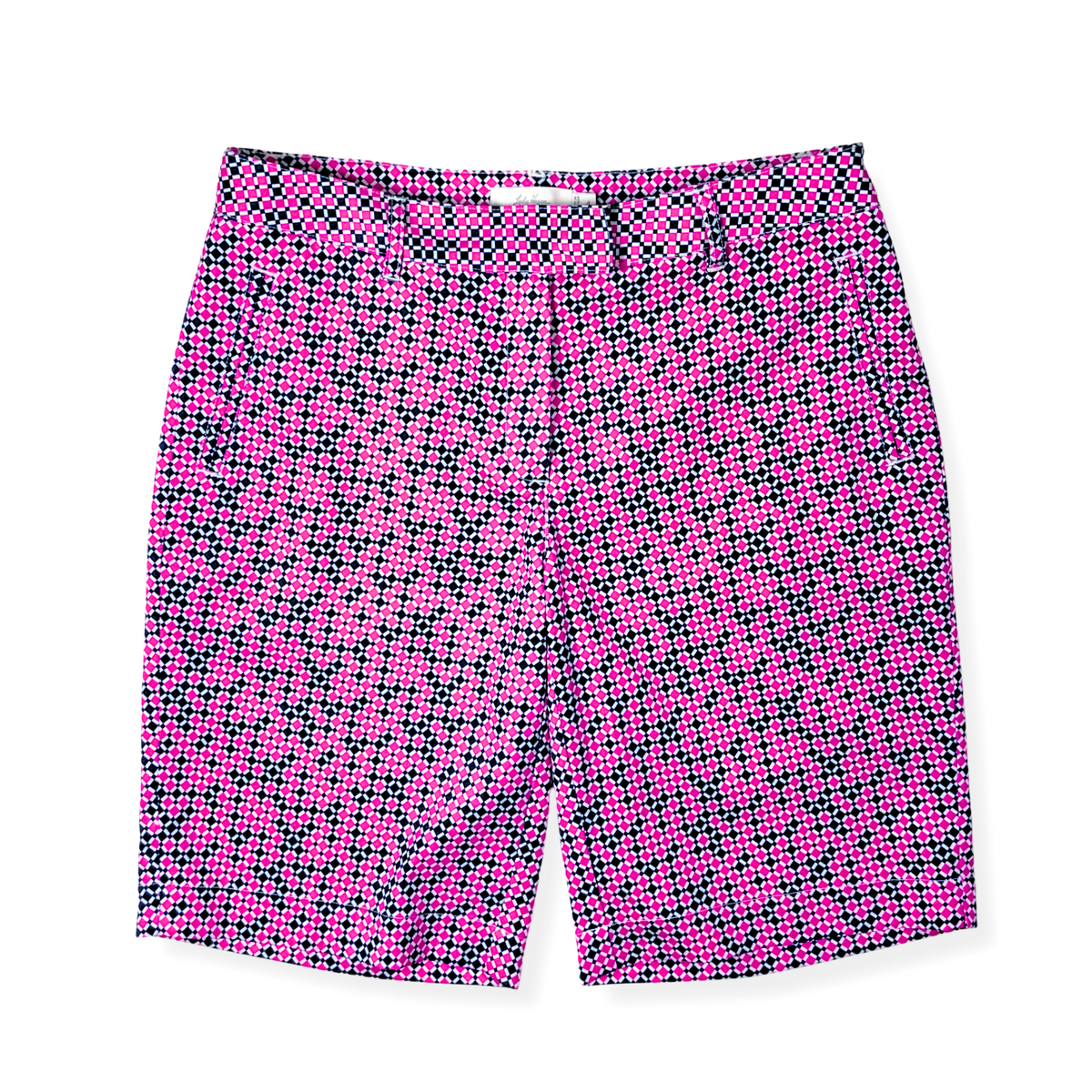 Lady Hagen Pink/Navy Diamond Shorts [Size 04]