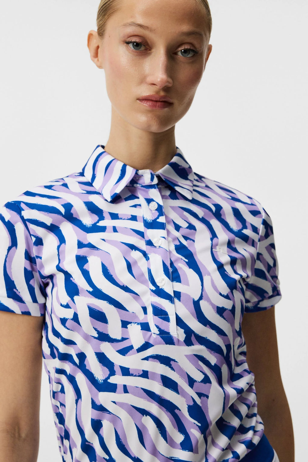 [NWT] J. Lindeberg Hailey Print Polo  | Medium