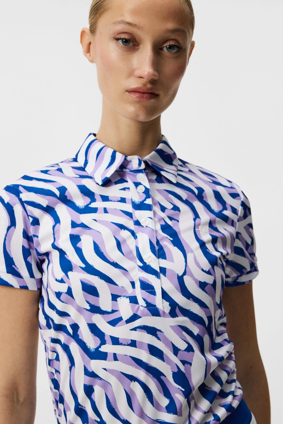 [NWT] J. Lindeberg Hailey Print Polo  | Medium