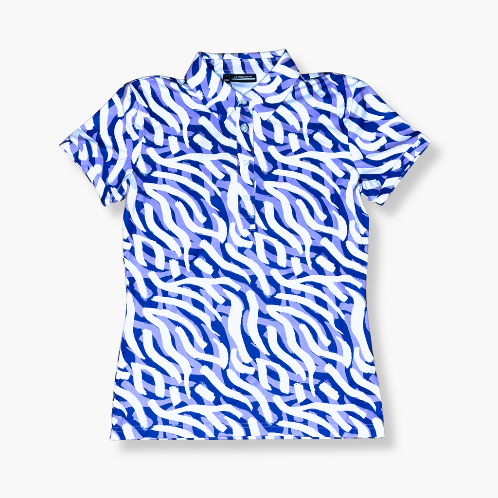 [NWT] J. Lindeberg Hailey Print Polo  | Medium