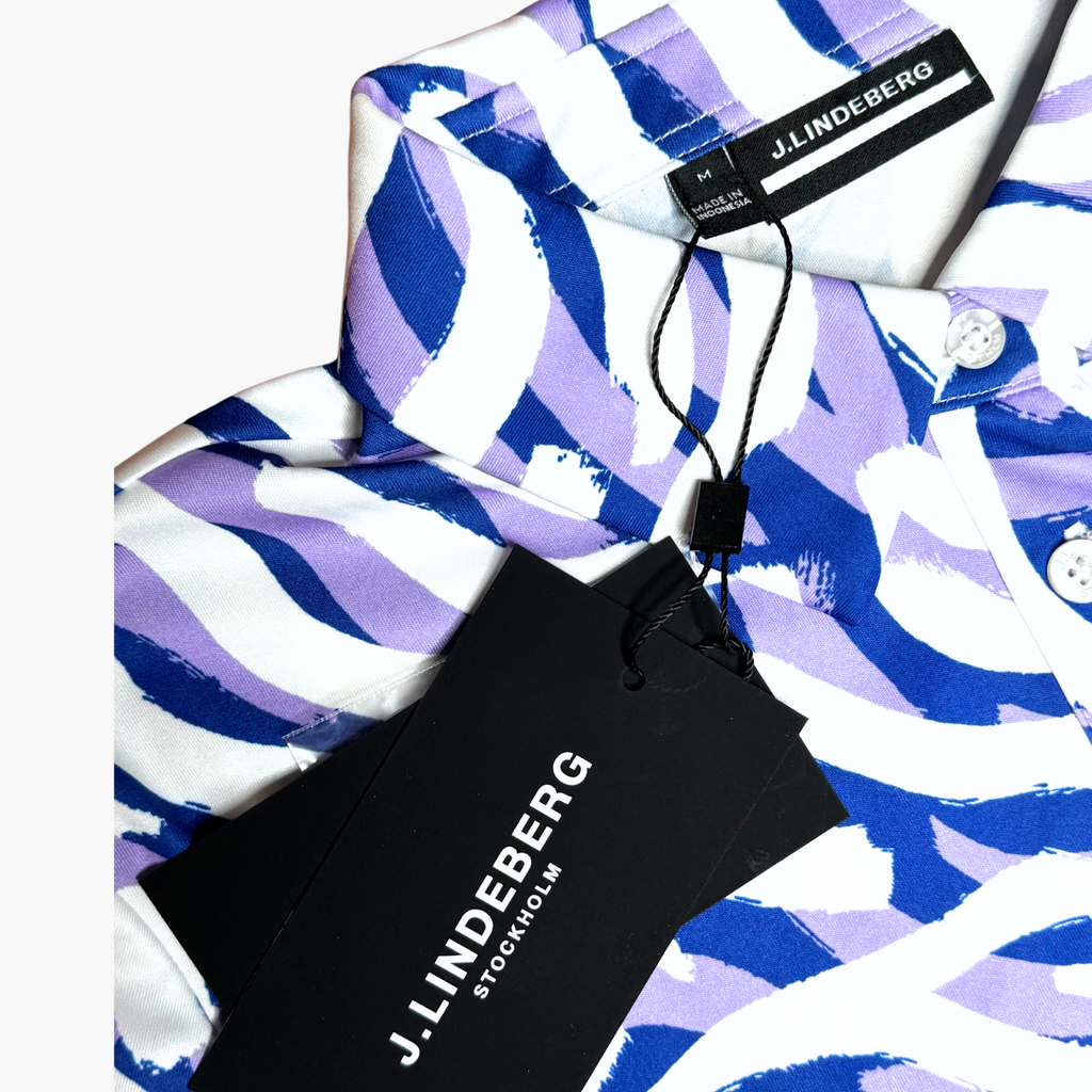 [NWT] J. Lindeberg Hailey Print Polo  | Medium