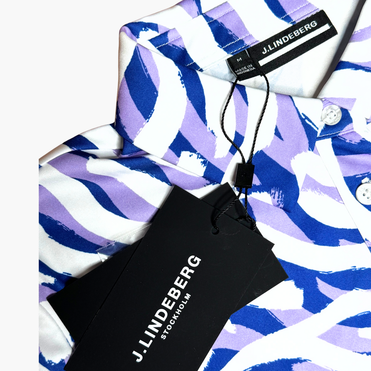 [NWT] J. Lindeberg Hailey Print Polo  | Medium