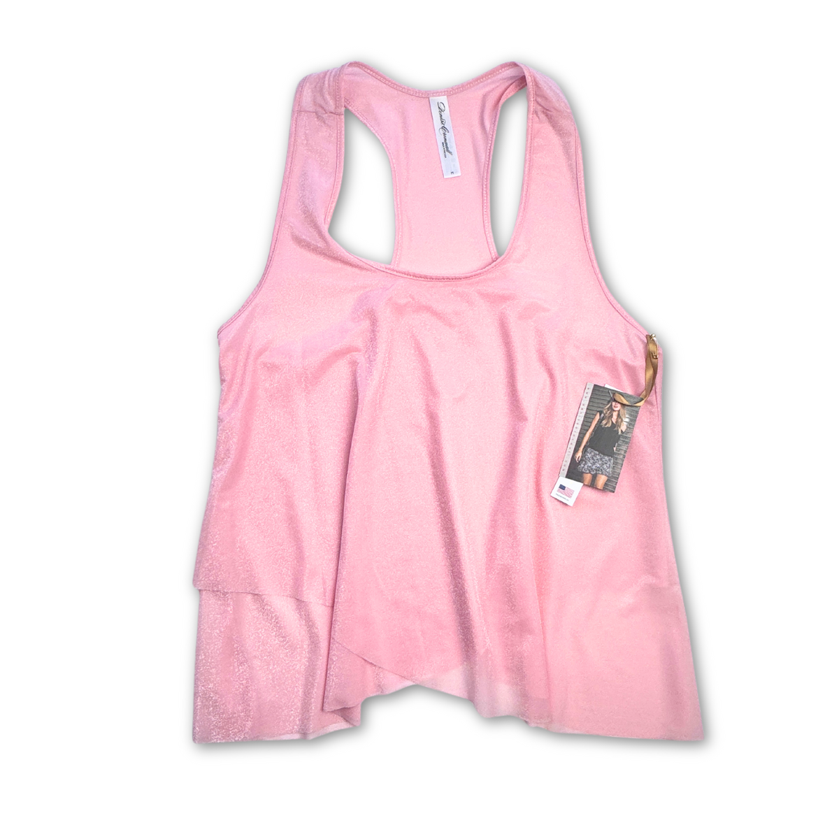 [NWT] Denise Cronwall Blush Simmer Parker Layer Tank