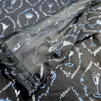 [NWOT] SanSoleil SolCool Black/Blue Cocktail Long Sleeve Mock | Large