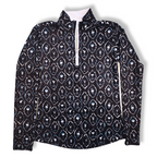 [NWOT] SanSoleil SolCool Black/Blue Cocktail Long Sleeve Mock | Large
