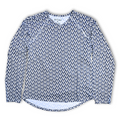 SanSoleil SunGlow Navy Crossed Tennis Racquet Active Crewneck | XLarge