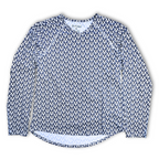SanSoleil SunGlow Navy Crossed Tennis Racquet Active Crewneck | XLarge