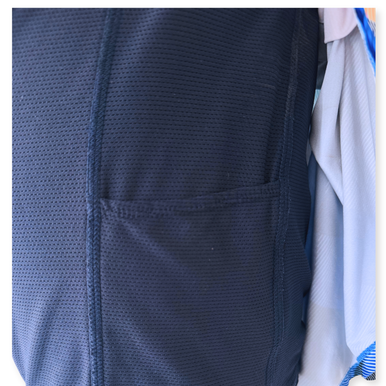 Athleta Navy 14" Blue Geo Active Skort | Large