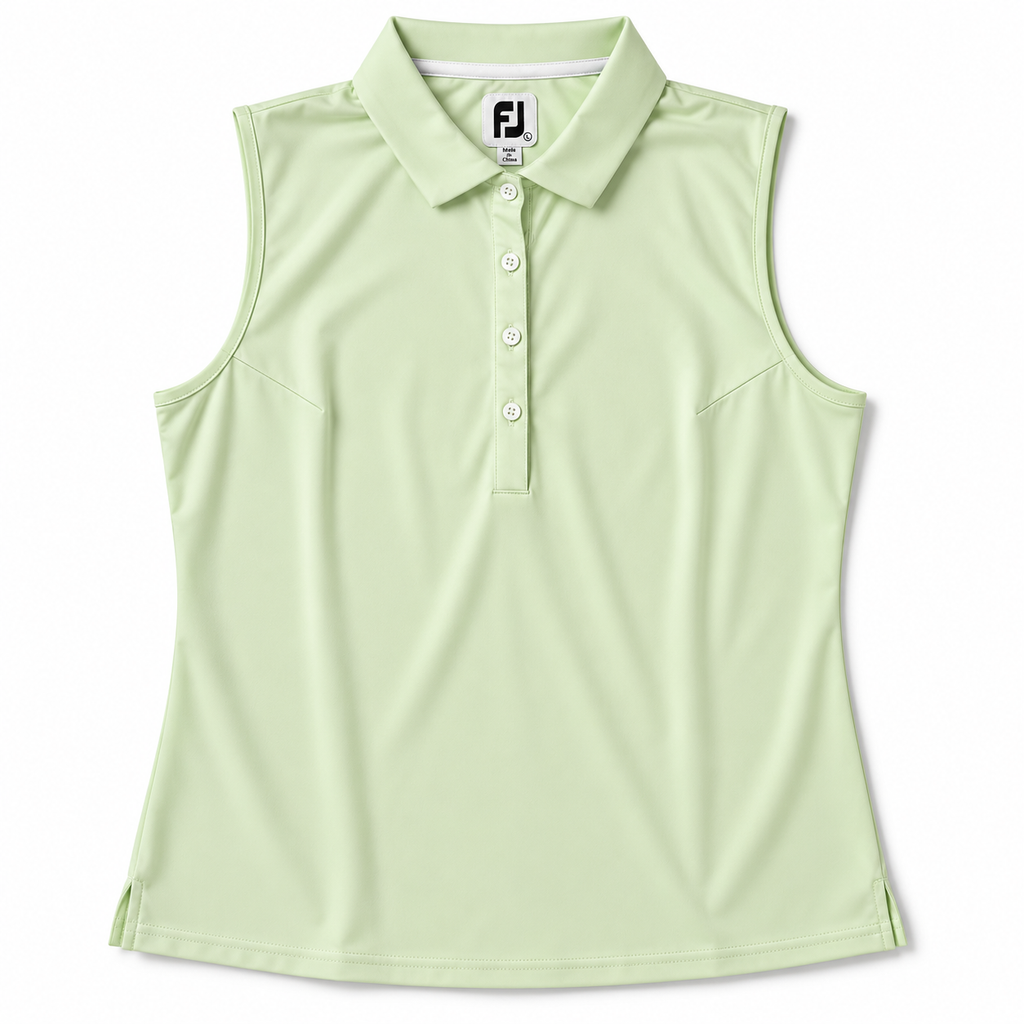 FootJoy Celery Green Sleeveless Polo [L]