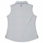 FootJoy Lavender/Green Check Sleeveless Polo [L]