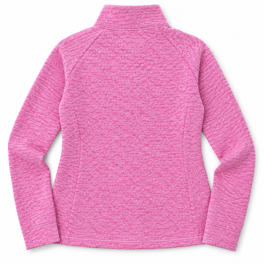Grand Slam Pink Heather Full Zip Fleece Jacket [Medium]