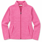 Grand Slam Pink Heather Full Zip Fleece Jacket [Medium]