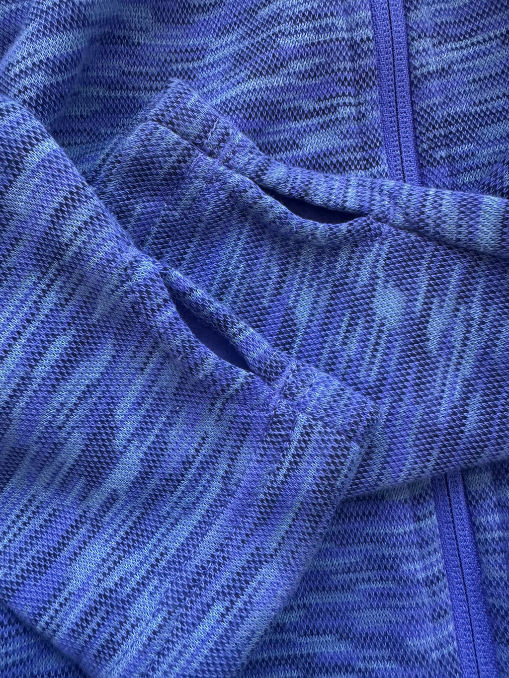 Tek Gear Blue Heather Fleece Full Zip Jacket [Large]