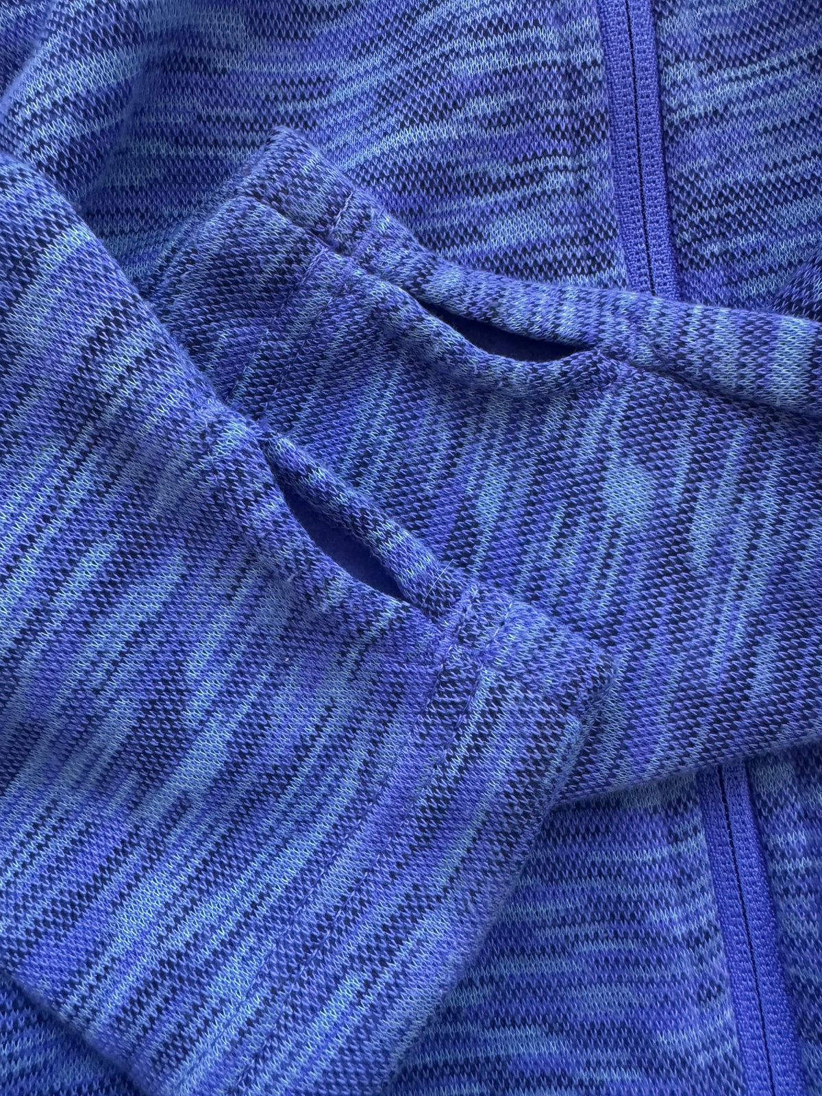 Tek Gear Blue Heather Fleece Full Zip Jacket [Large]