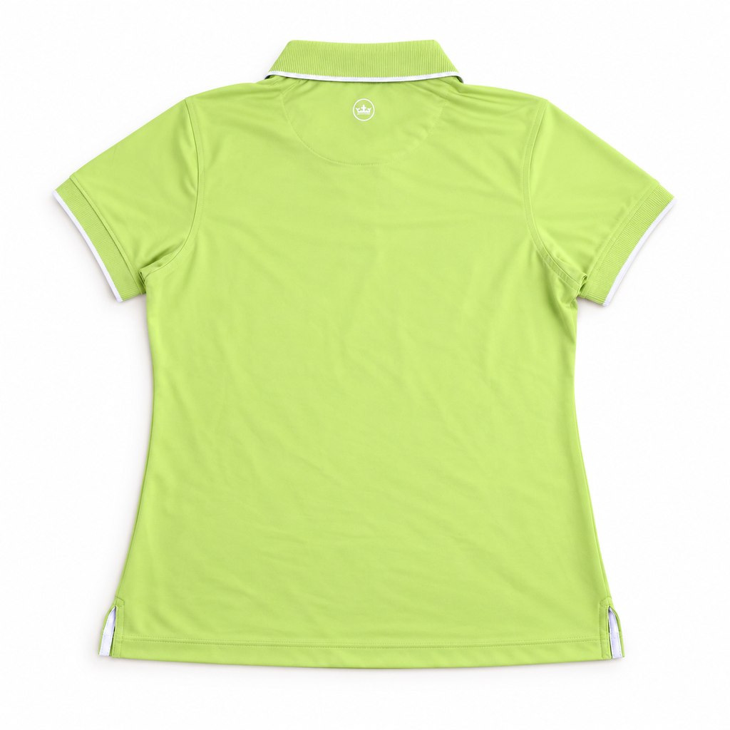 Peter Millar Lime Short Sleeve Rib Polo | Medium