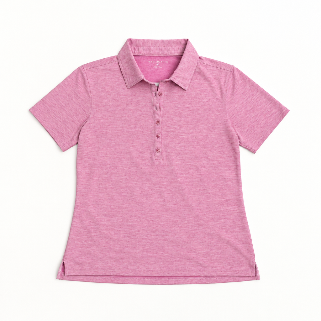 [NWT] Travis Mathew Pink Short Sleeve Polo | Medium