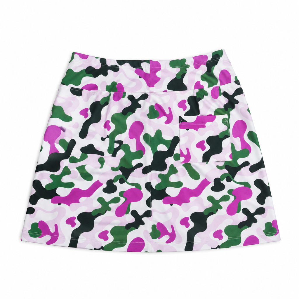 B-Skinz Pink/Green Camo 18" Skort | Medium