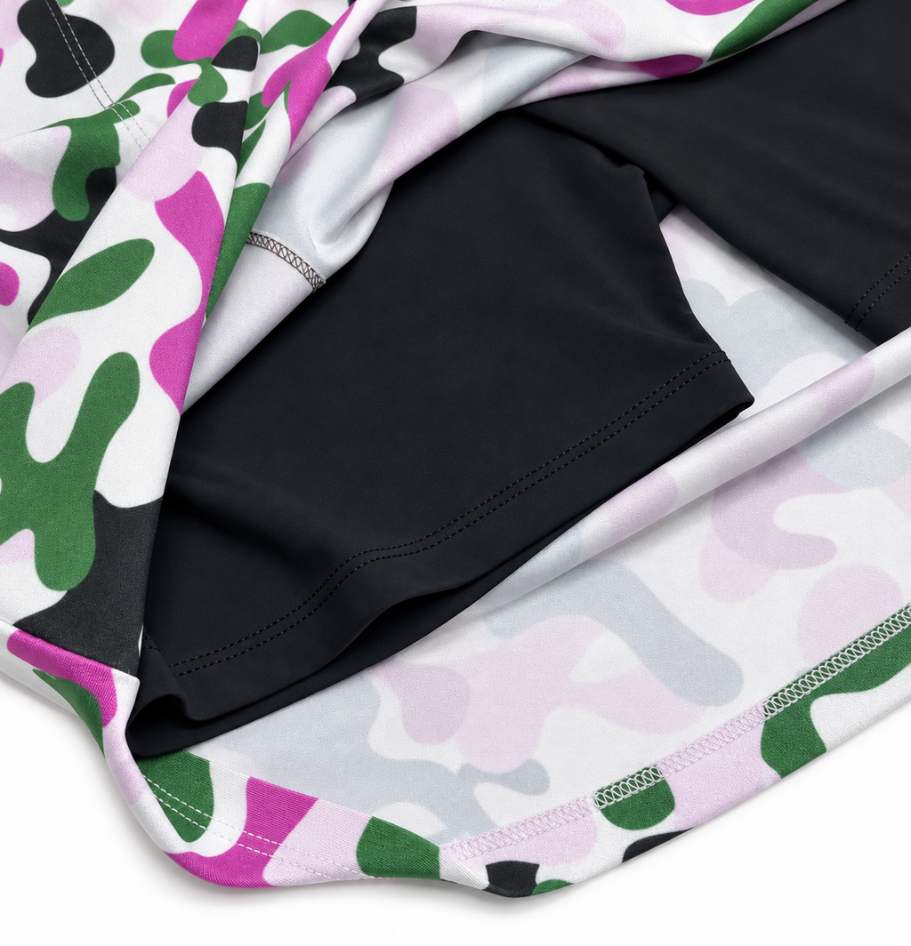 B-Skinz Pink/Green Camo 18" Skort | Medium