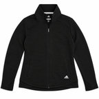 Adidas Textured Black Jacket | Large