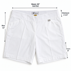 [NWT] Greg Norman 8" White Short | XXL