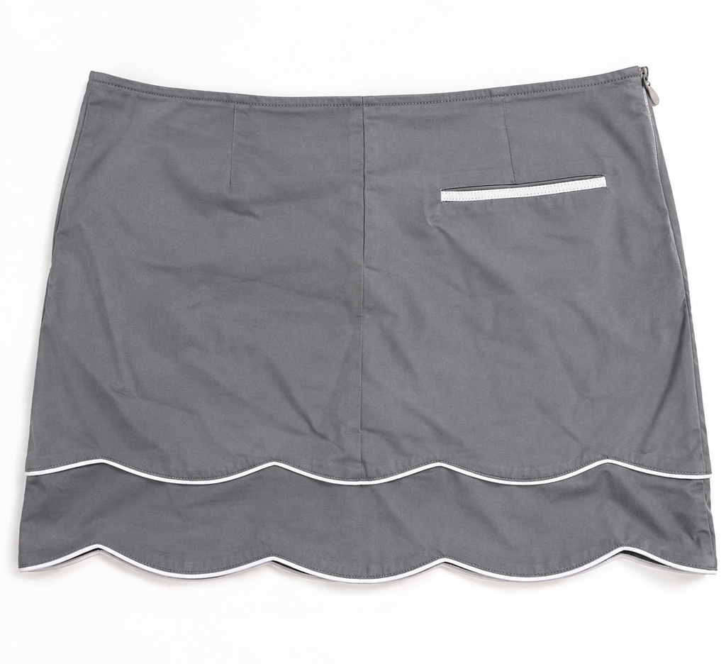 Golftini Truth or Dare Scalloped Cotton Skort | 08