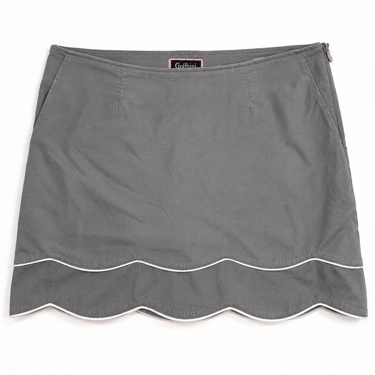Golftini Truth or Dare Scalloped Cotton Skort | 08
