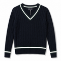 [NWT] RENWICK Navy Cable Knit Sweater | MEDIUM