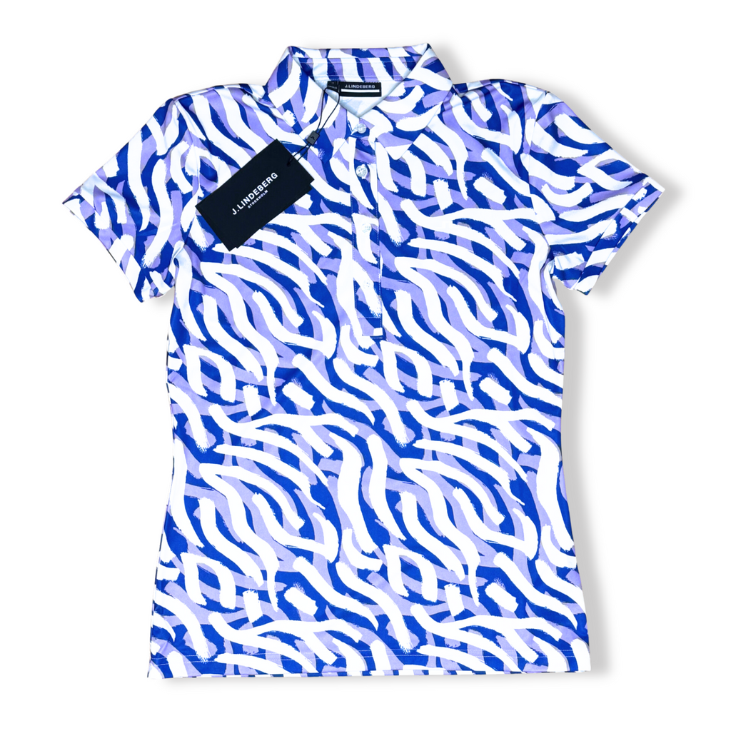 [NWT] J. Lindeberg Hailey Print Polo  | Medium