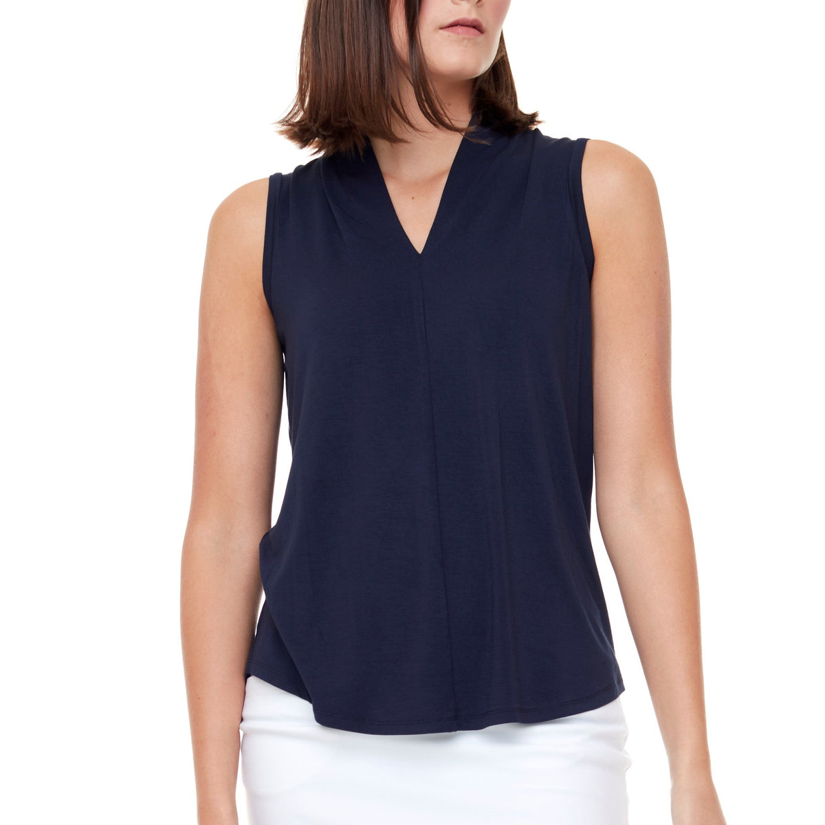 [NWT] Swing Control Navy Bamboo Sleeveless Top