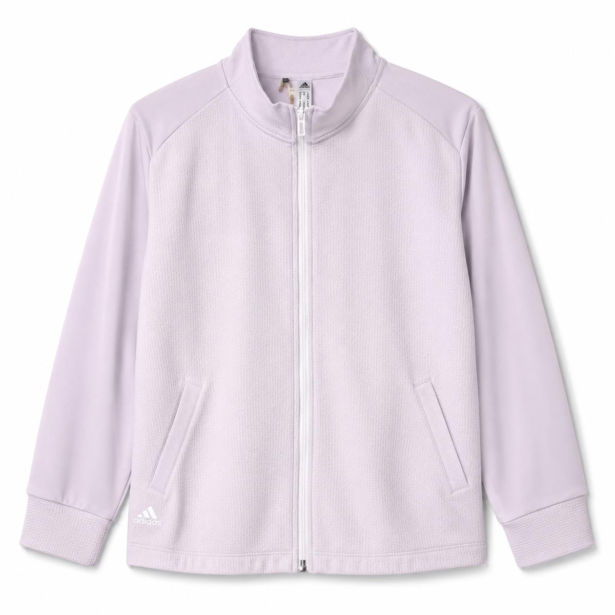 [NWT] Adidas Textured Full-Zip Pink Golf Jacket [XXL]
