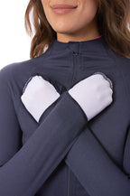 Golftini Navy Double Zip Active Jacket [NWT]