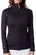 Golftini Navy Double Zip Active Jacket [NWT]